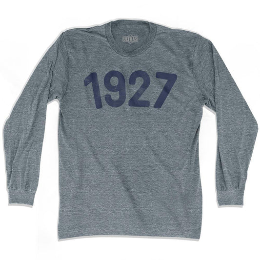 1927 Year Celebration Adult Tri-Blend Long Sleeve T-shirt