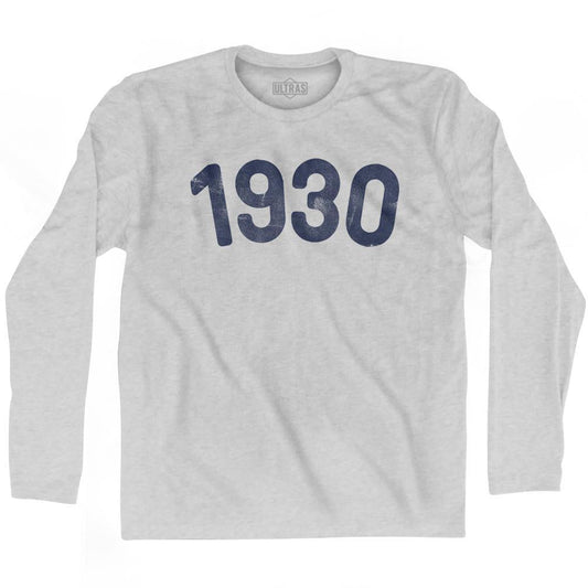1930 Year Celebration Adult Cotton Long Sleeve T-shirt