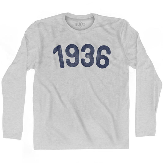 1936 Year Celebration Adult Cotton Long Sleeve T-shirt