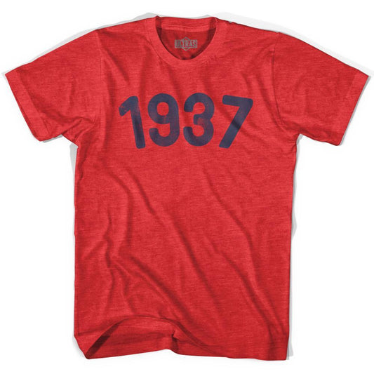 1937 Year Celebration Adult Tri-Blend T-shirt Style002