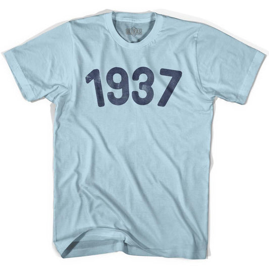 1937 Year Celebration Adult Cotton T-shirt Style001