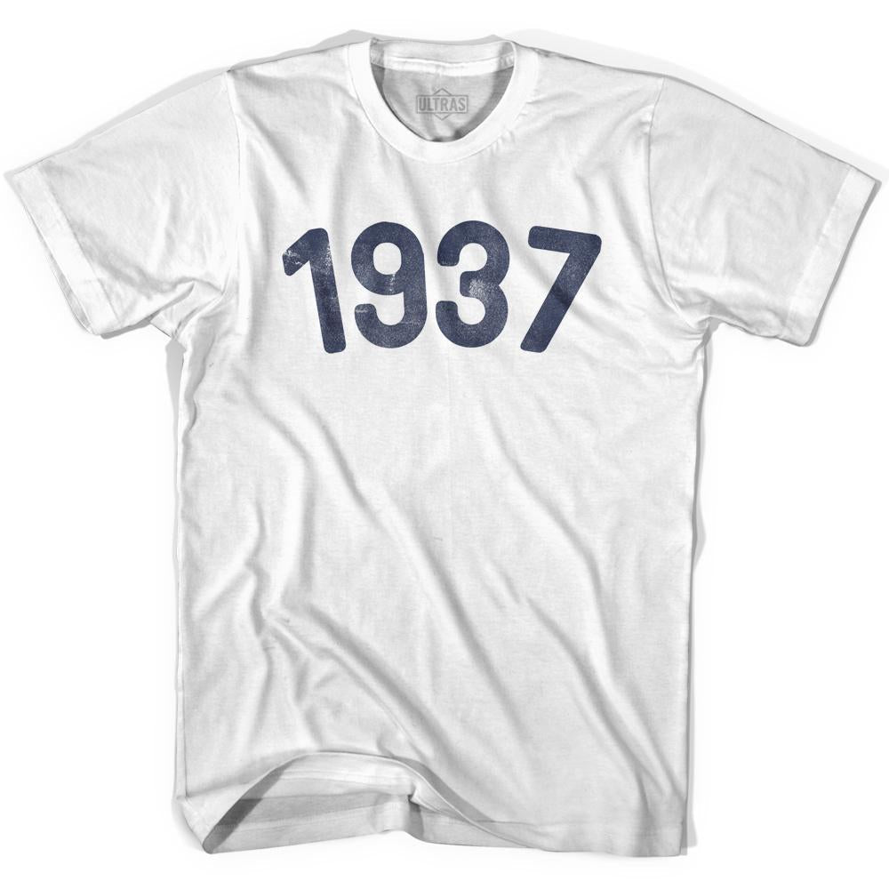 1937 Year Celebration Adult Cotton T-shirt Style004