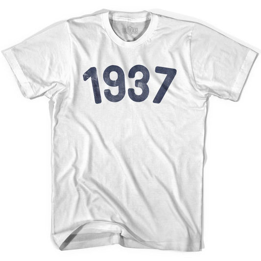 1937 Year Celebration Adult Cotton T-shirt Style004