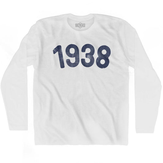 1938 Year Celebration Adult Cotton Long Sleeve T-shirt Style001