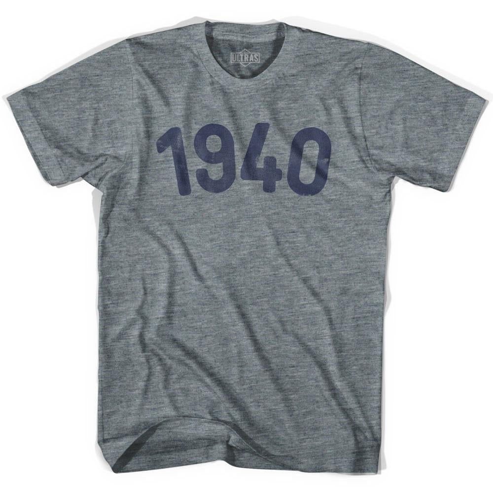 1940 Year Celebration Womens Tri-Blend T-shirt