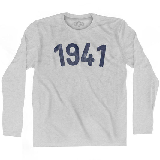 1941 Year Celebration Adult Cotton Long Sleeve T-shirt