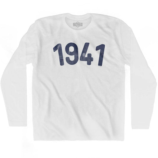 1941 Year Celebration Adult Cotton Long Sleeve T-shirt Style001