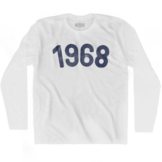 1968 Year Celebration Adult Cotton Long Sleeve T-shirt Style001