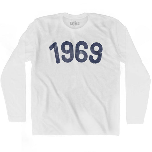 1969 Year Celebration Adult Cotton Long Sleeve T-shirt Style001