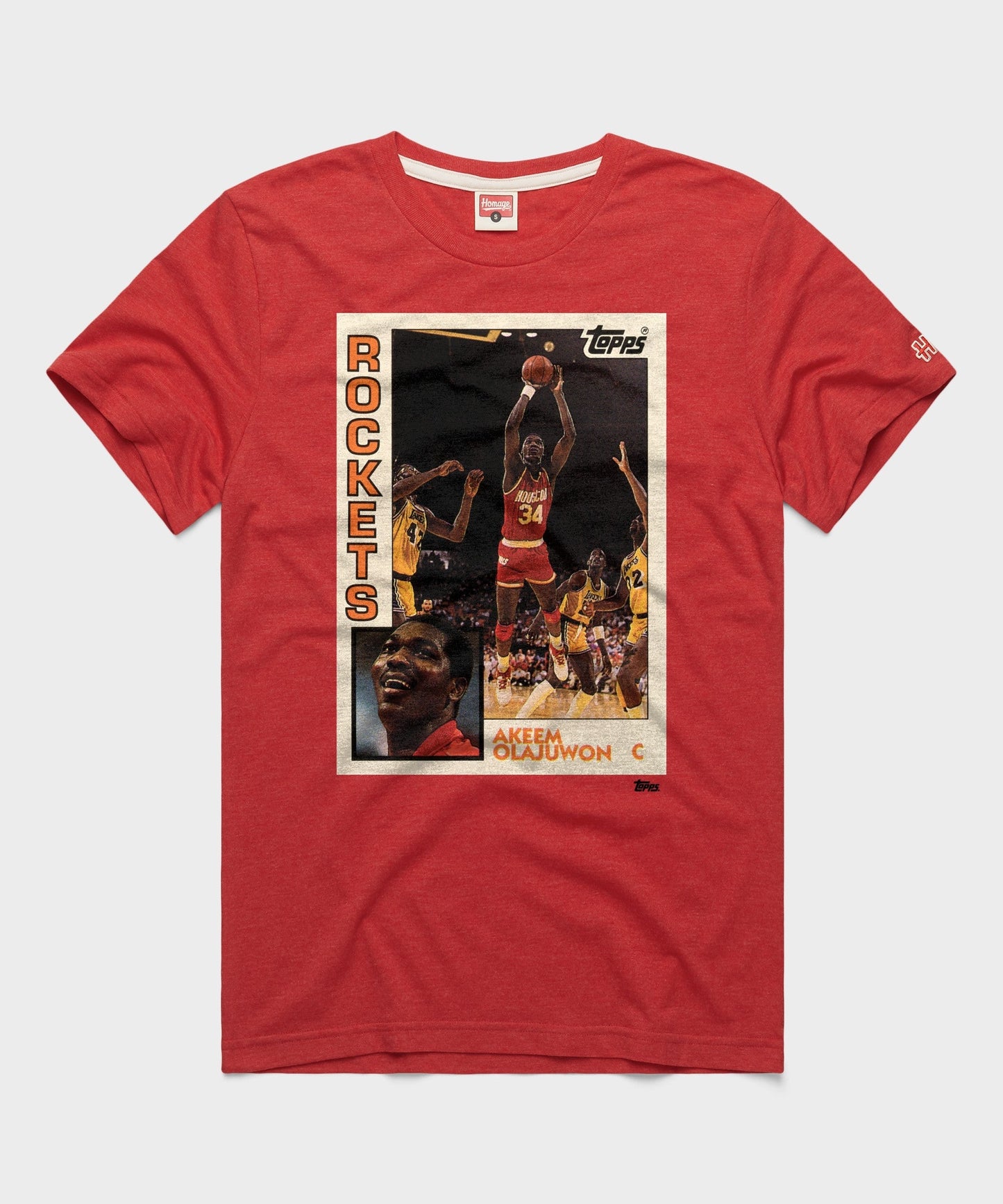 1992 Topps Basketball Hakeem Olajuwon Rockets