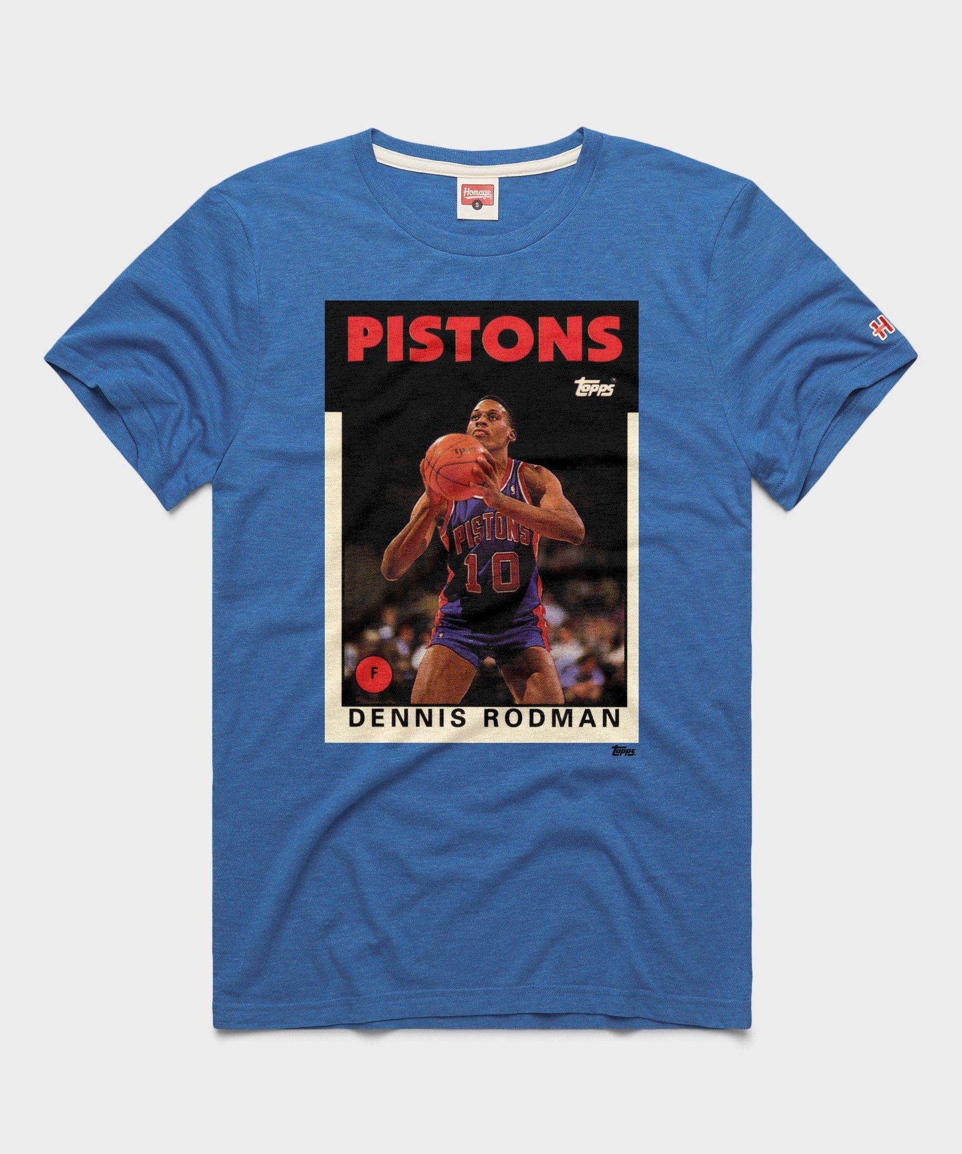 1992 Topps Basketball Dennis Rodman Pistons