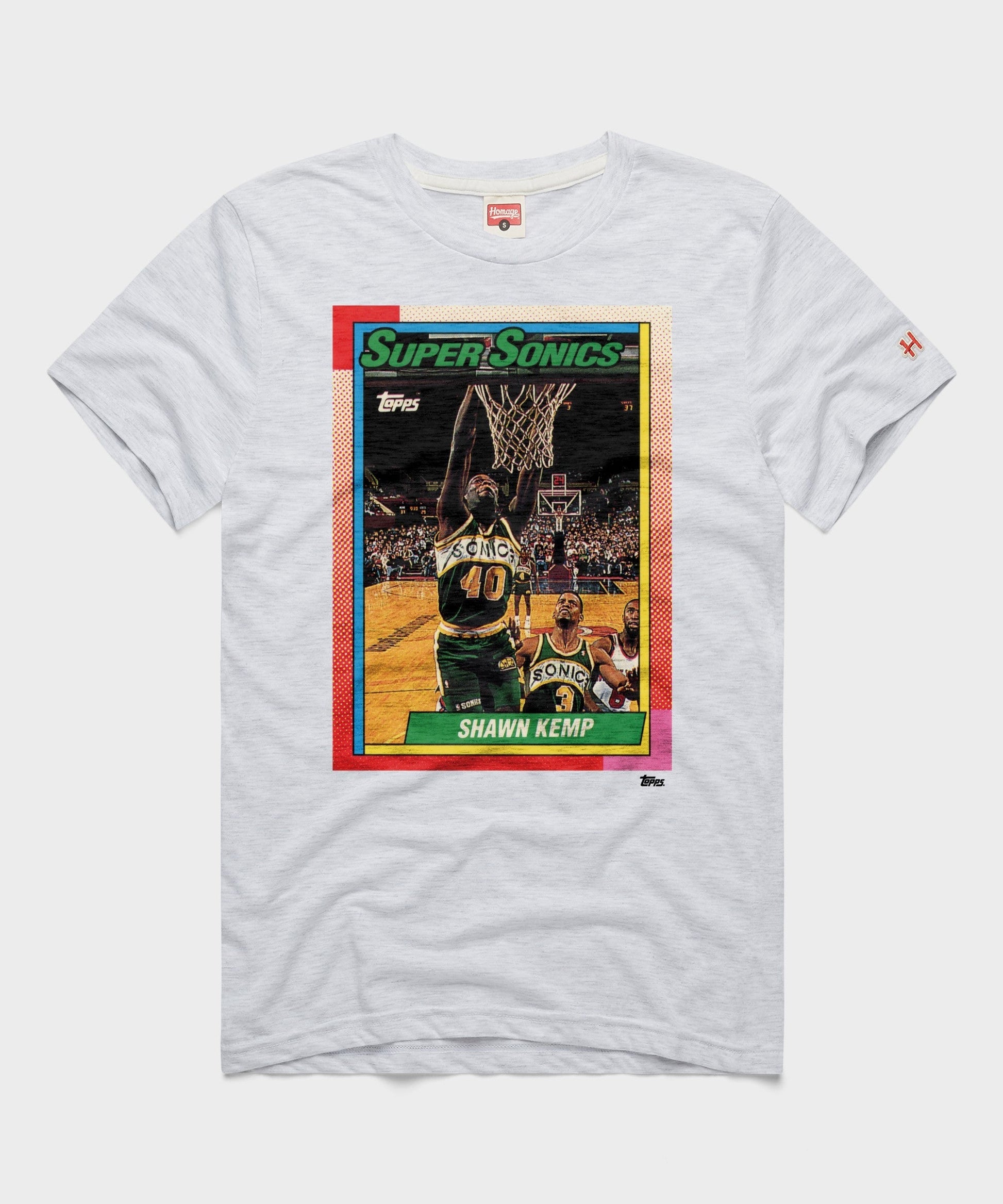 1992 Topps Basketball Shawn Kemp SuperSonics