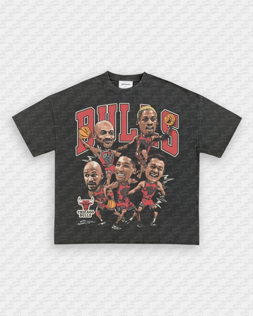 1996 BIG HEAD BULLS TEE Style001