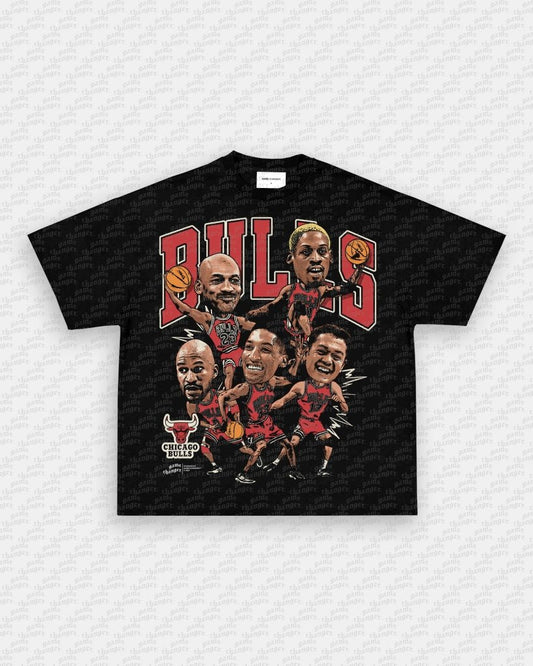 1996 BIG HEAD BULLS TEE Style001