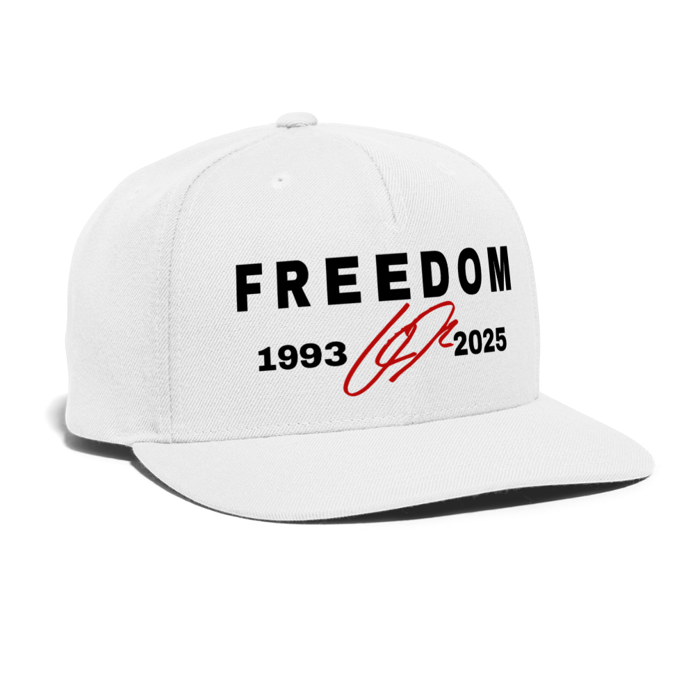 Freedom Charlie Kirk 1993-2025 Snapback Hat