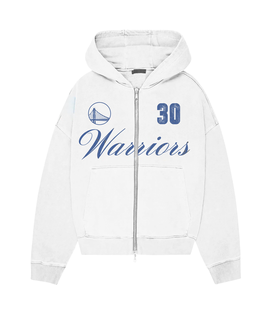 WARRIORS ZIP HOODIE