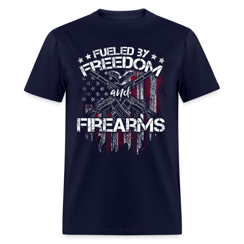 Fueled By Freedom And Firearms T Shirt