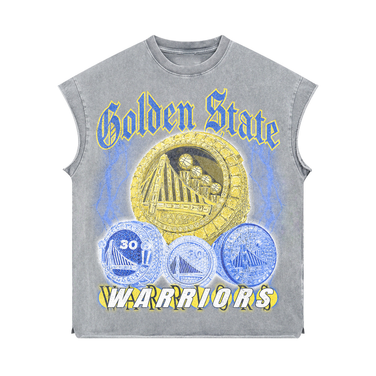 WARRIORS CHAMPS MUSCLE TEE