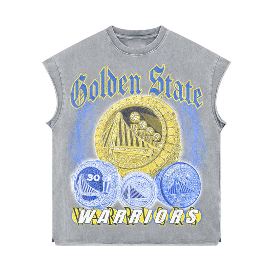 WARRIORS CHAMPS MUSCLE TEE