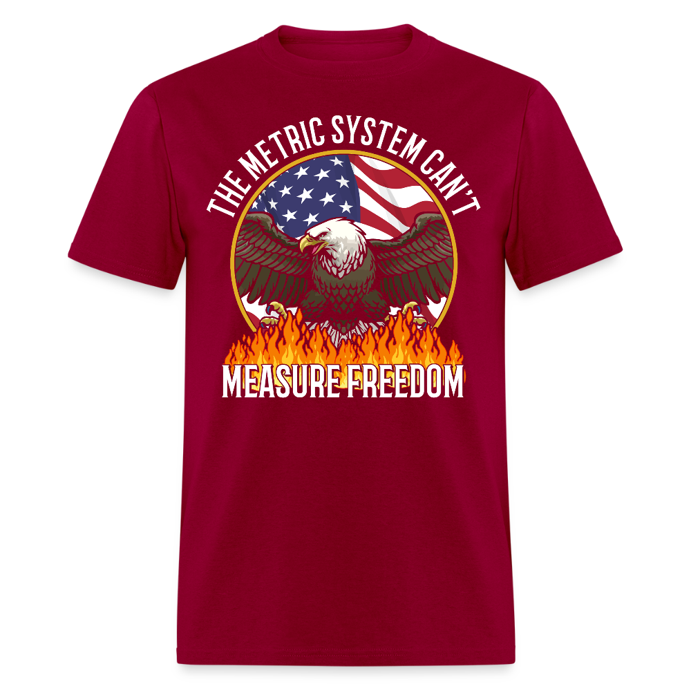 The Metric System Can't Measure Freedom USA Eagle T Shirt