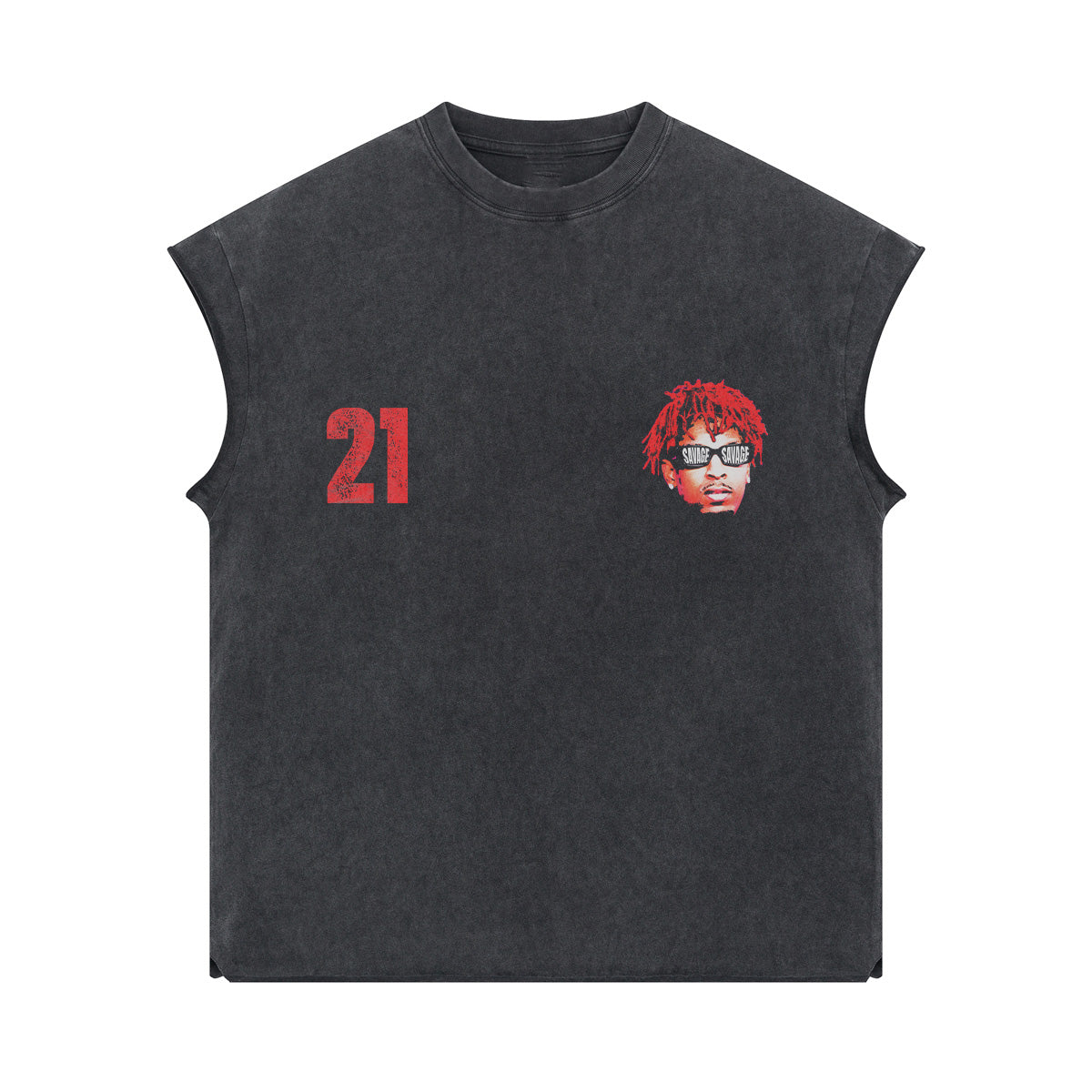 21 SAVAGE MUSCLE TEE