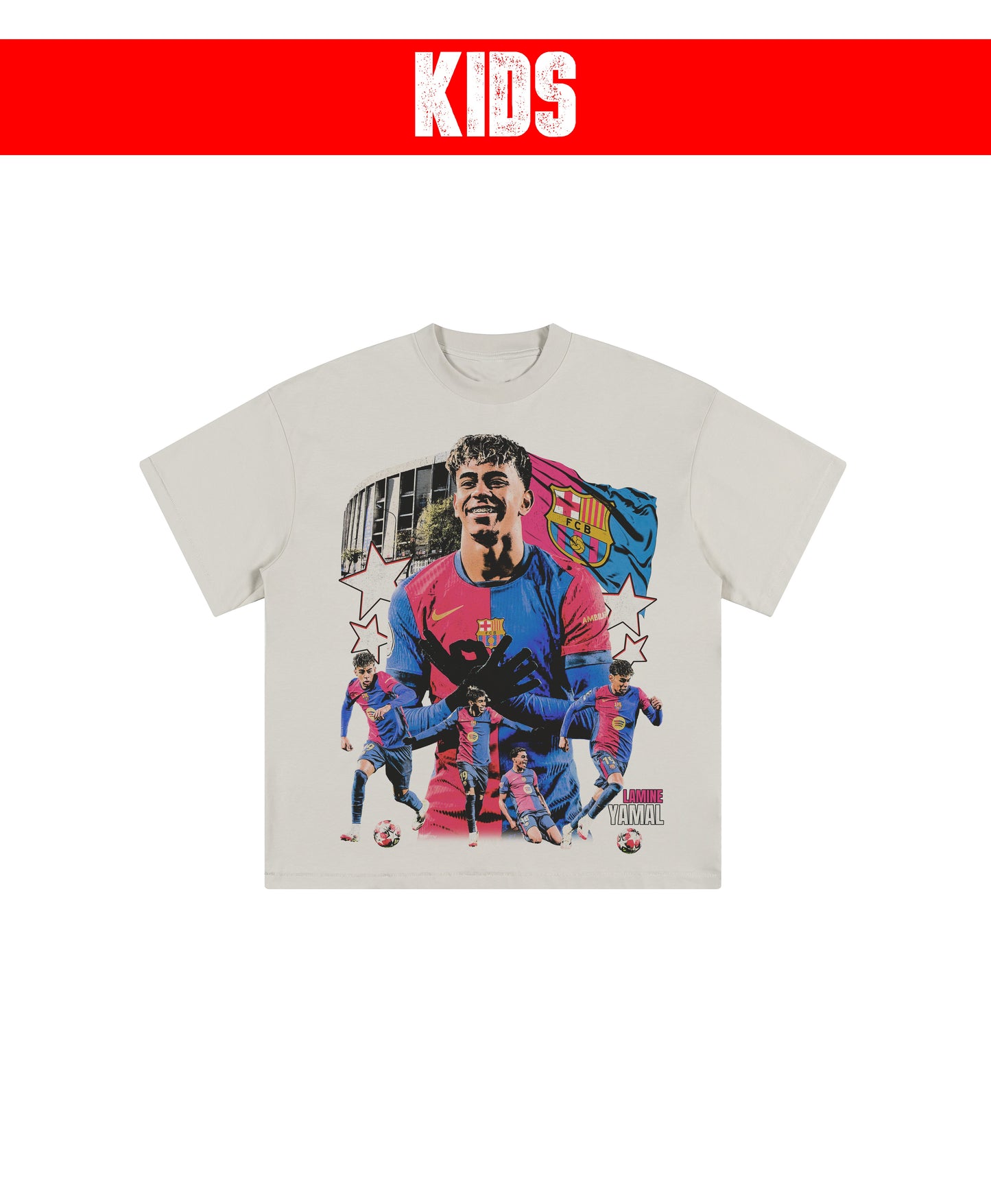 LAMINE YAMAL KIDS TEE - clothing by TeeHivey.com (Image 2)