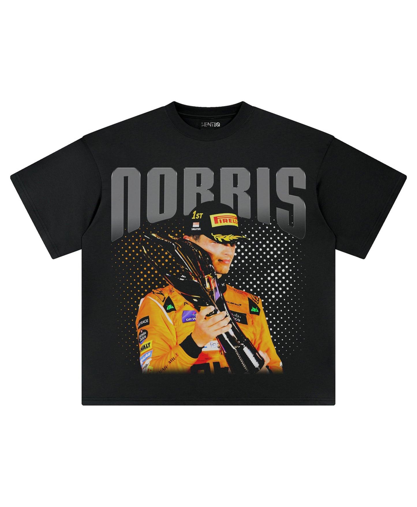 LANDO NORRIS SINGAPORE TEE - clothing by TeeHivey.com (Image 1)
