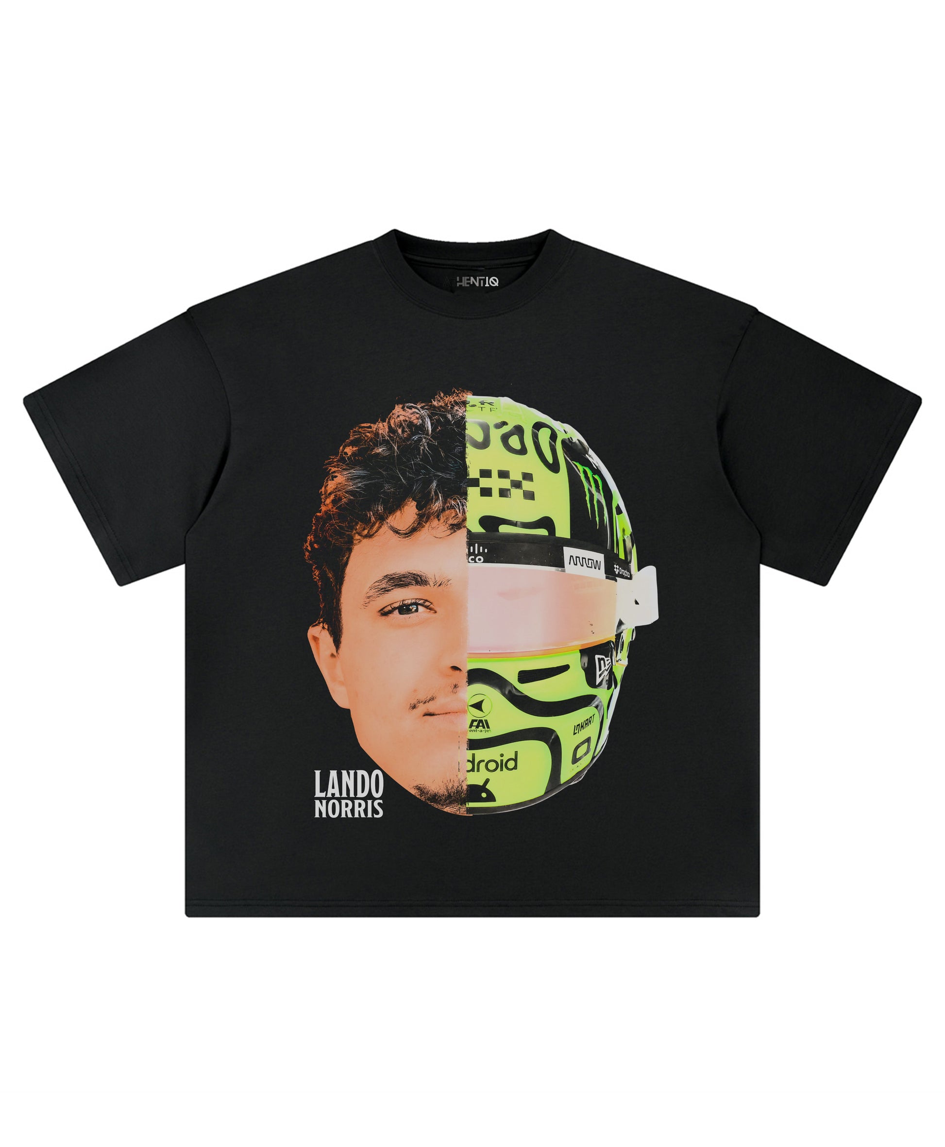 LANDO NORRIS BIG FACE TEE - clothing by TeeHivey.com (Image 1)