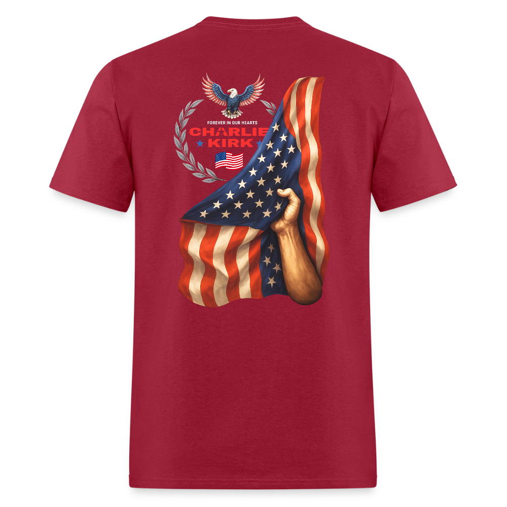 Freedom Bald Eagle Charlie Kirk Forever In Our Hearts T Shirt
