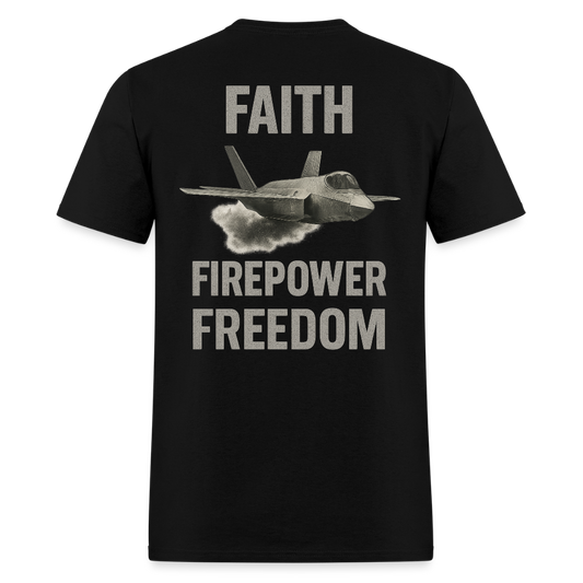 Faith, Firepower, Freedom T Shirt