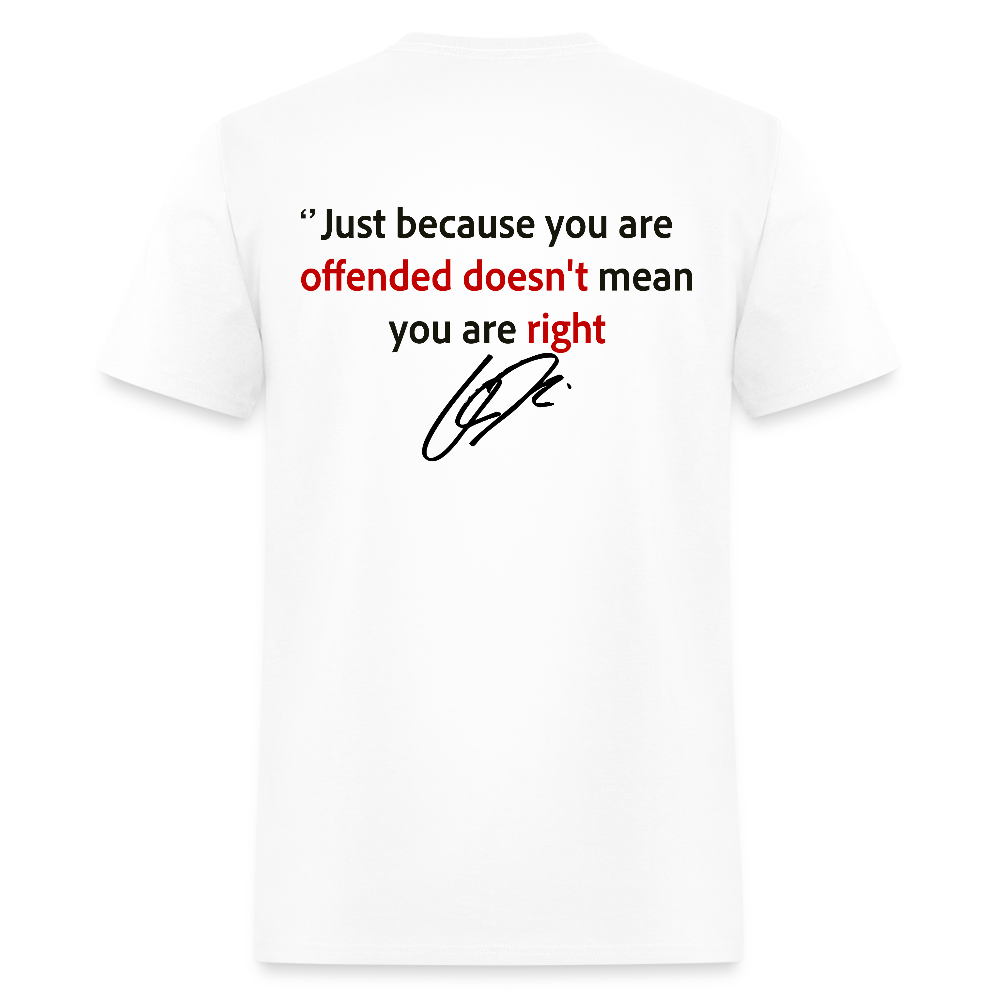 Freedom Charlie Kirk Just Because You Are Offended T Shirt