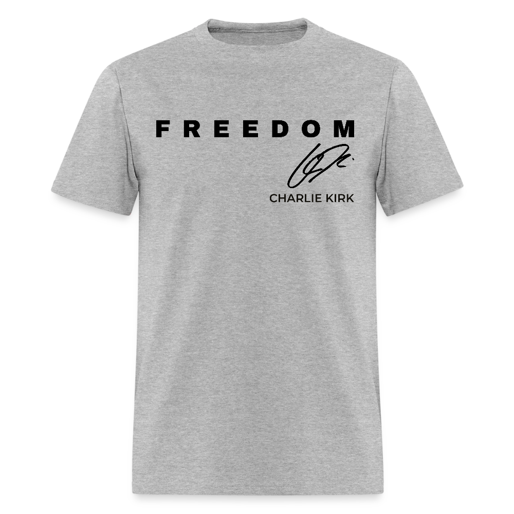 Charlie Kirk Freedom American Flag T Shirt