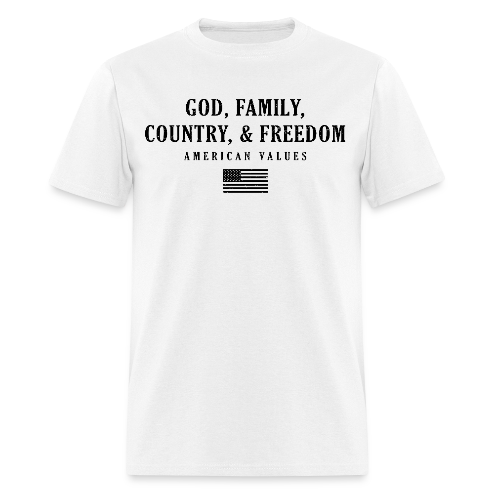 God, Family, Country, and Freedom T Shirt