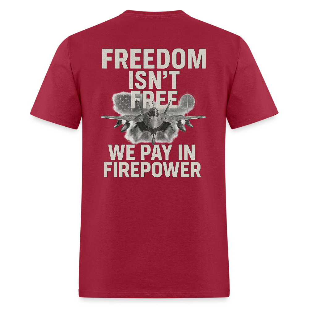 Freedom Isn’t Free – We Pay in Firepower T Shirt
