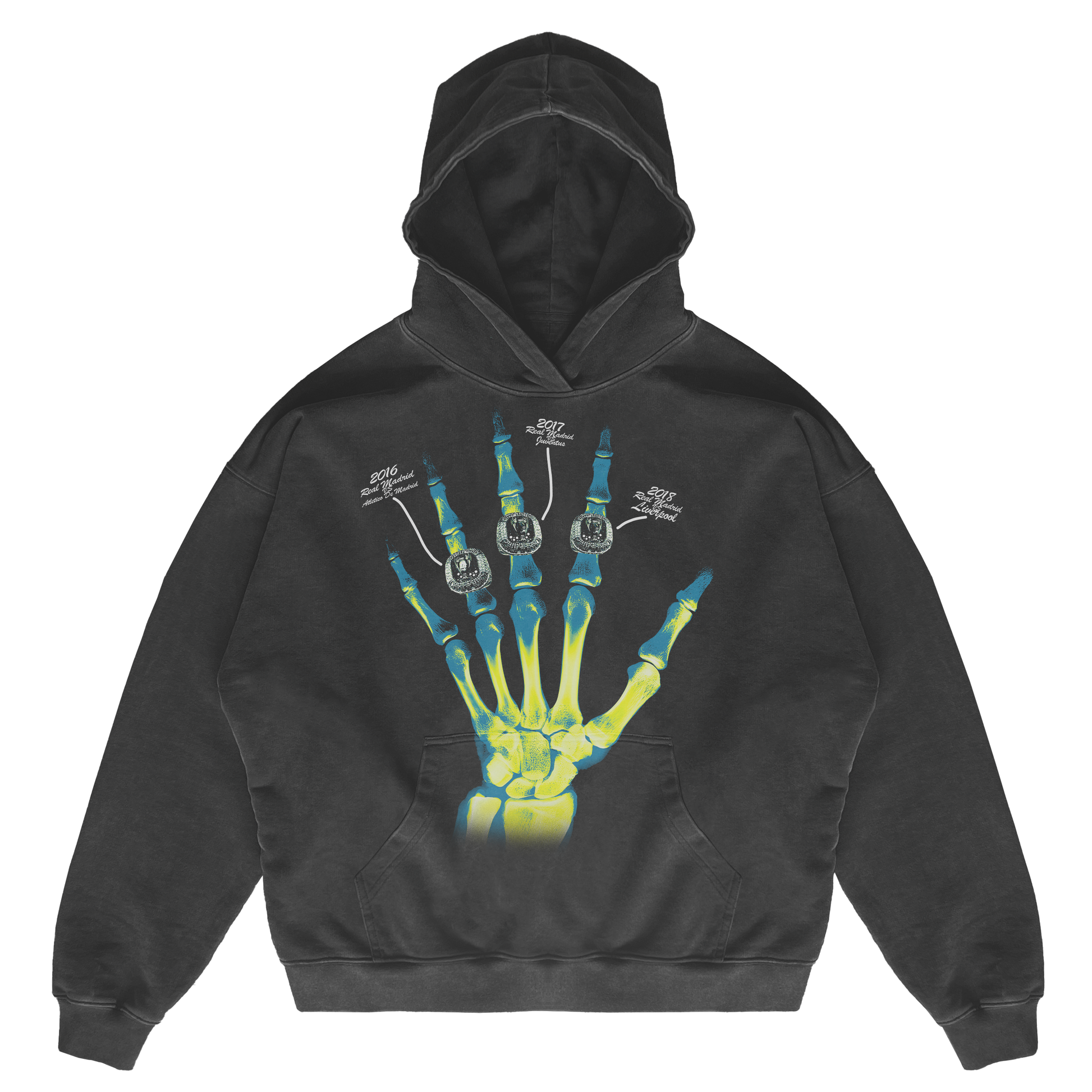 REAL MADRID X-RAY HOODIE - clothing by TeeHivey.com (Image 1)