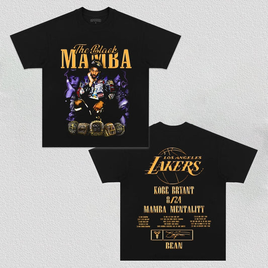 MAMBA MENTALITY-KOBE TEE - clothing by TeeHivey.com (Image 1)