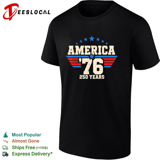 America ’76 250 years star and stripes patriotic shirt
