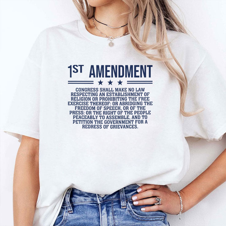 1st Amendment US Constitution Patriot T Shirt