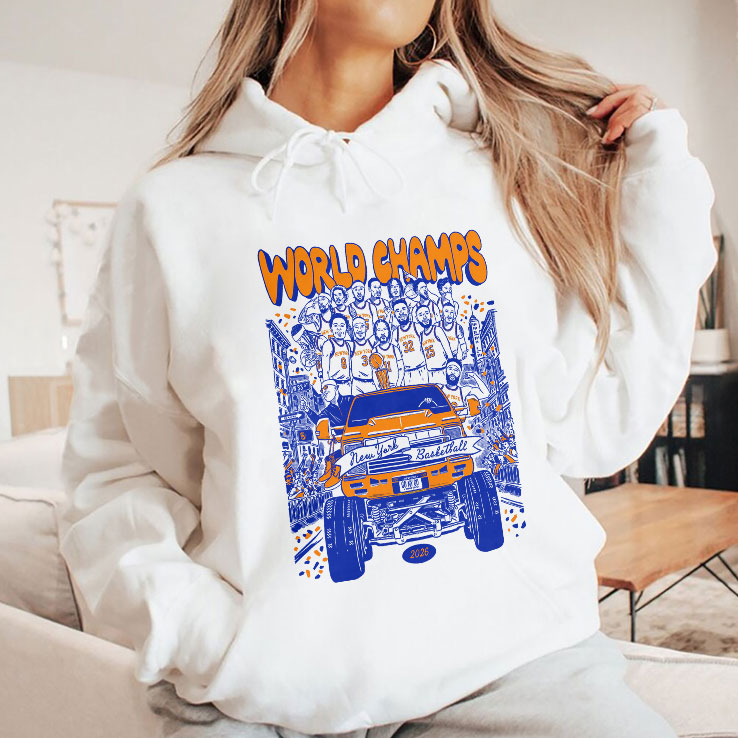 World Champs New York Basketball 2026 Championship Celebration T Shirt