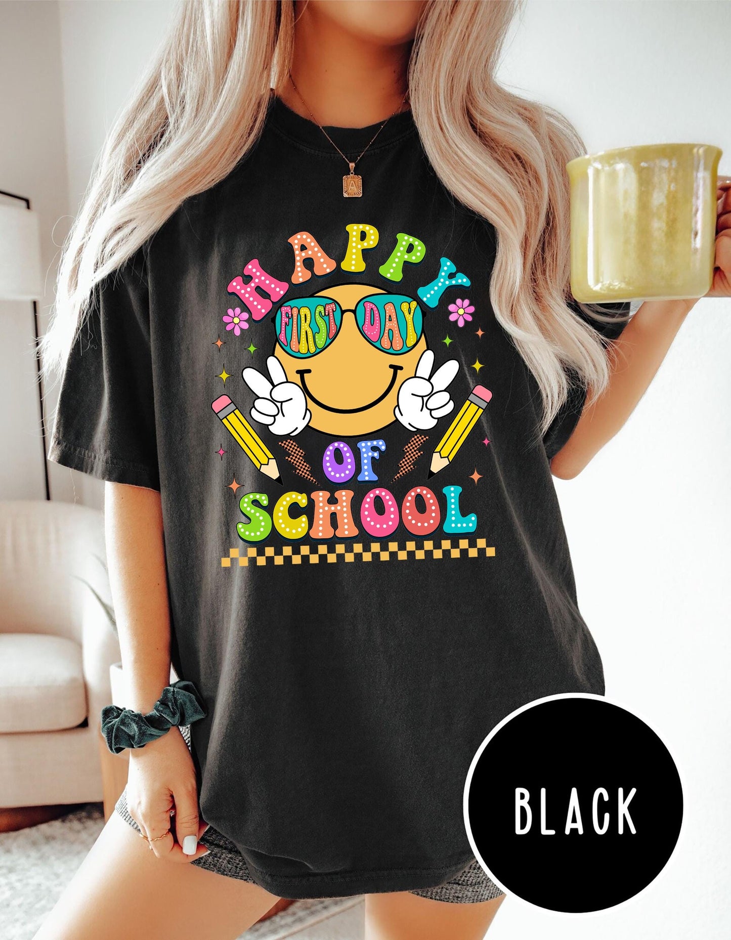 Happy First Day School Teacher Teachers Kindergarten Teacher Teacher Appreciation Back School (3)