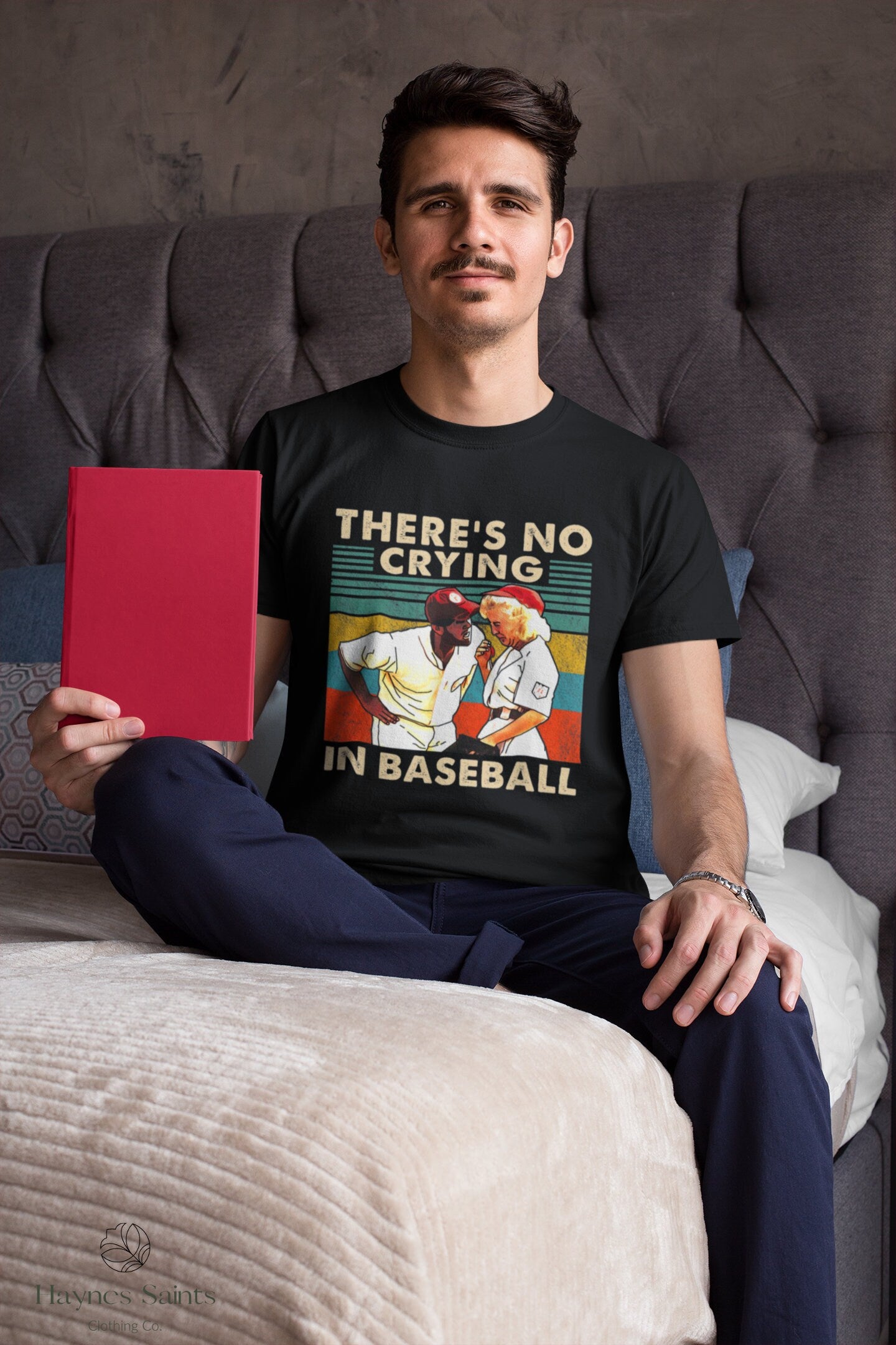 There'S Crying Baseball Vintage League Own Movie Baseball Comedy Film Gif (3)
