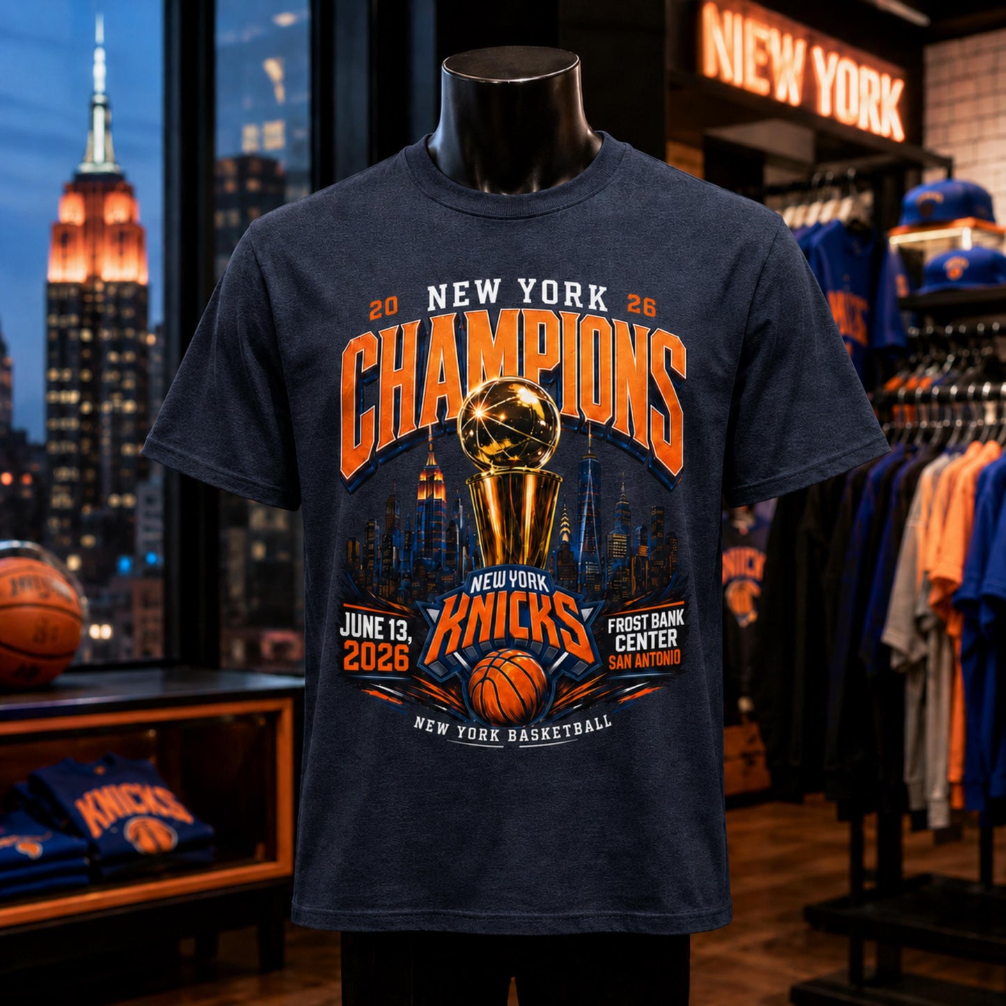 York Basketball Champions 2026 York Knicks Champions Unisex T-shirt, Sweatshirt, Hoodie (3)