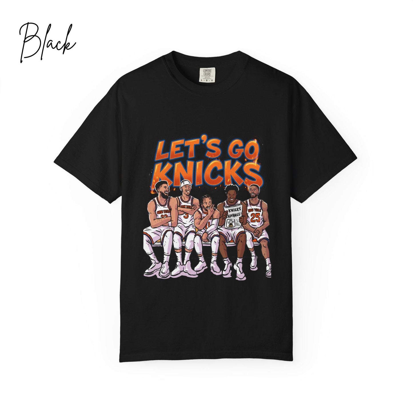 Let'S Go Knicks Vintage York Basketball Retro Hoops Fan Nyc Basketball Him (3)