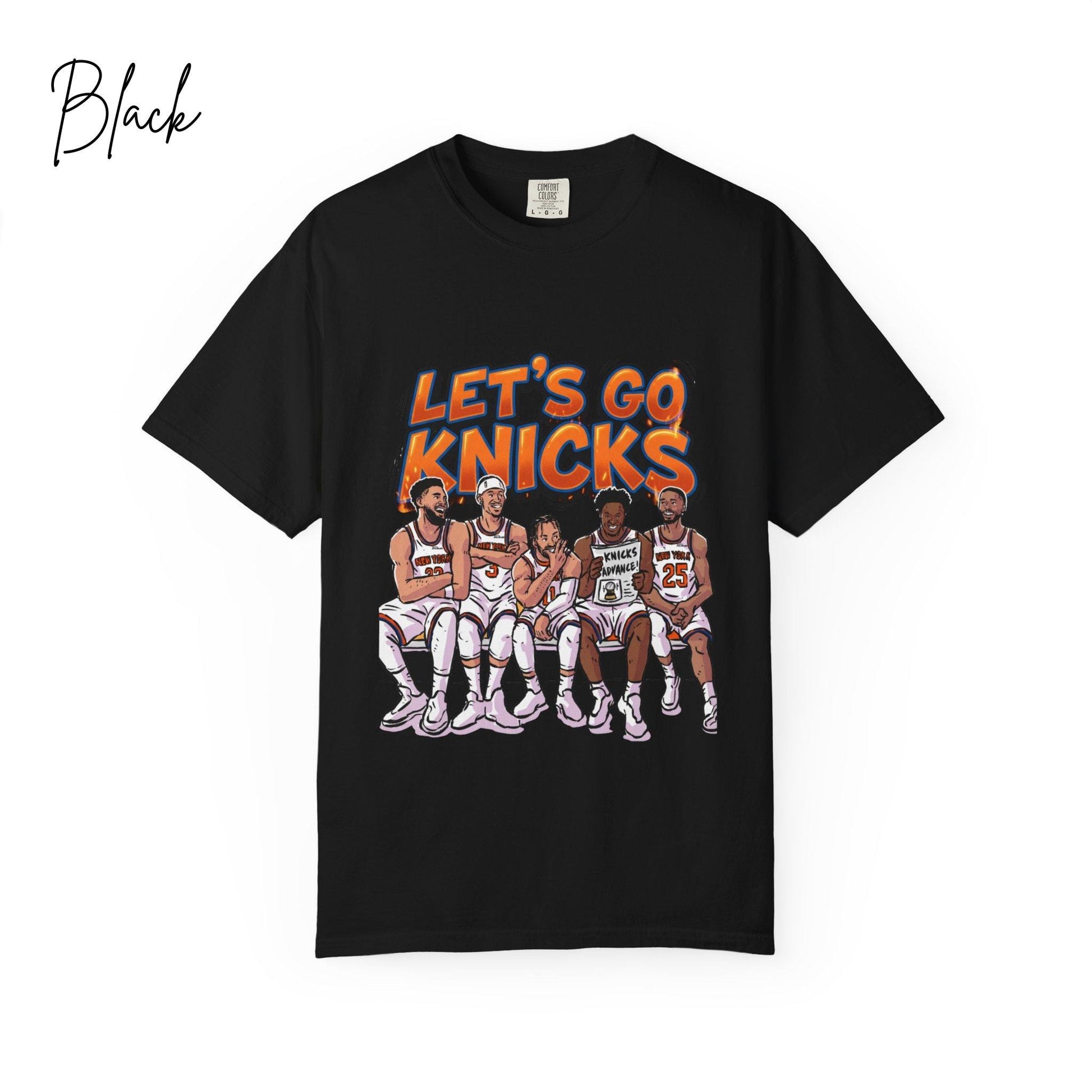 Let'S Go Knicks Vintage York Basketball Retro Hoops Fan Nyc Basketball Him (3)