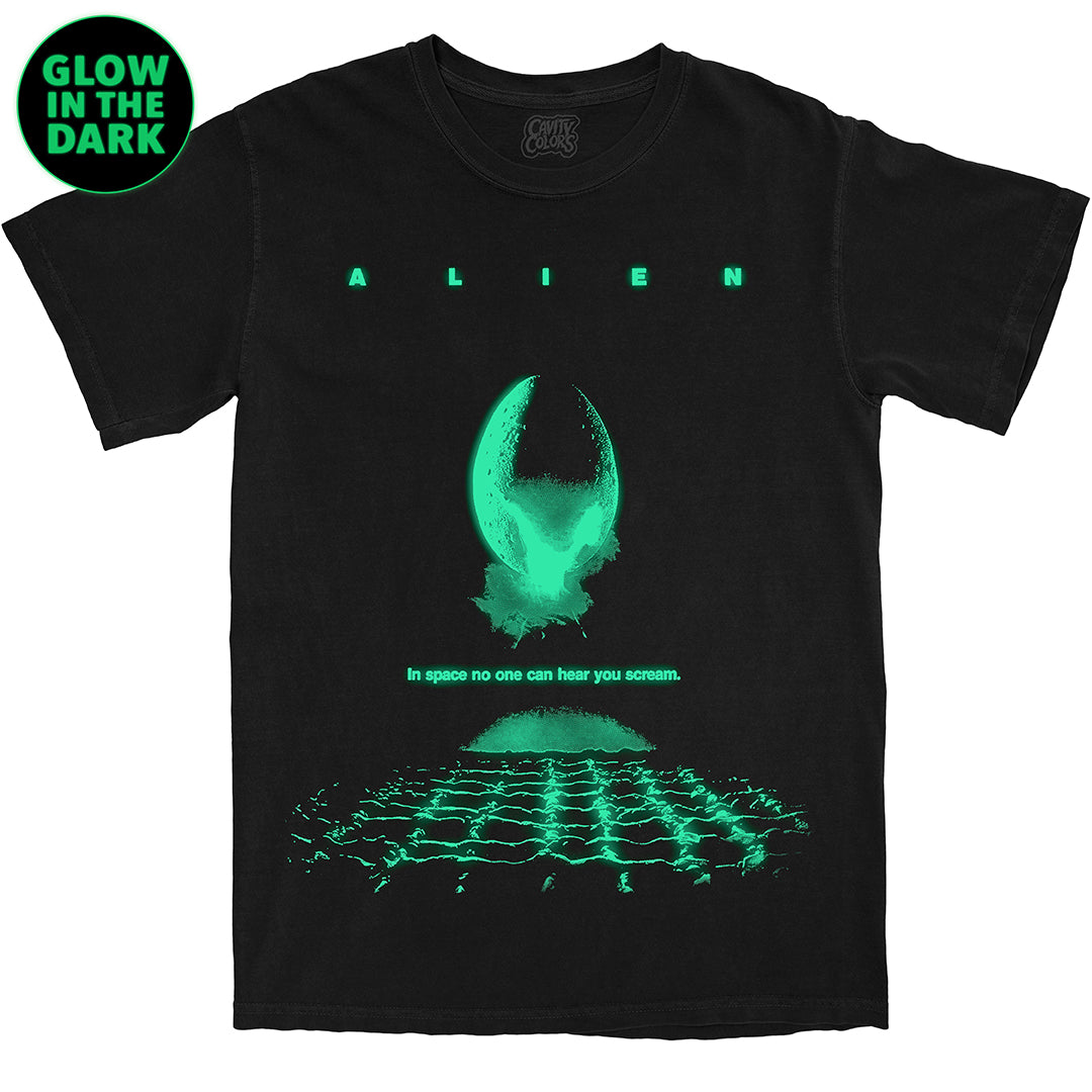 ALIEN CLASSIC - T-SHIRT - GLOW IN THE DARK (COMFORT COLORS)