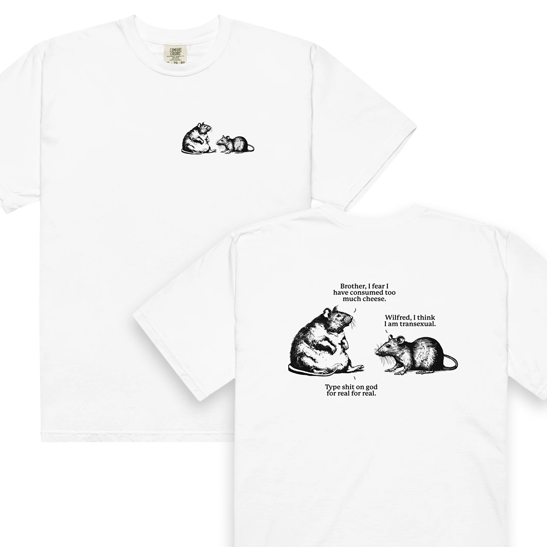 Wilfred and his Brother (Front & Back) Unisex t-shirt