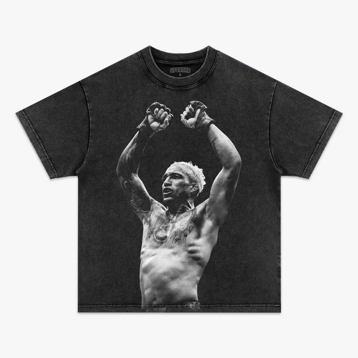 CHARLES OLIVEIRA W01 TEE - clothing by TeeHivey.com (Image 2)