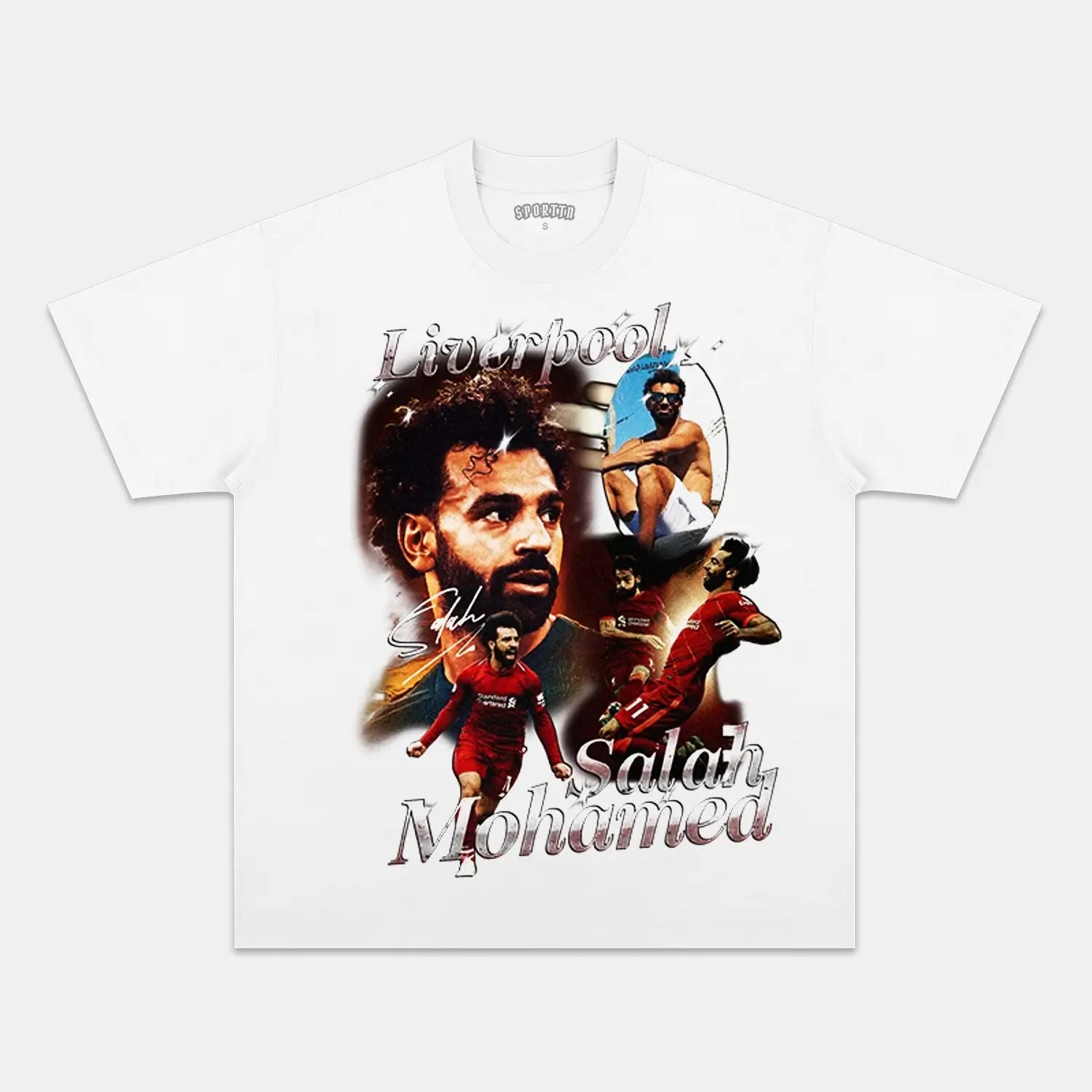 MOHAMED SALAH TEE Style003 - clothing by TeeHivey.com (Image 2)