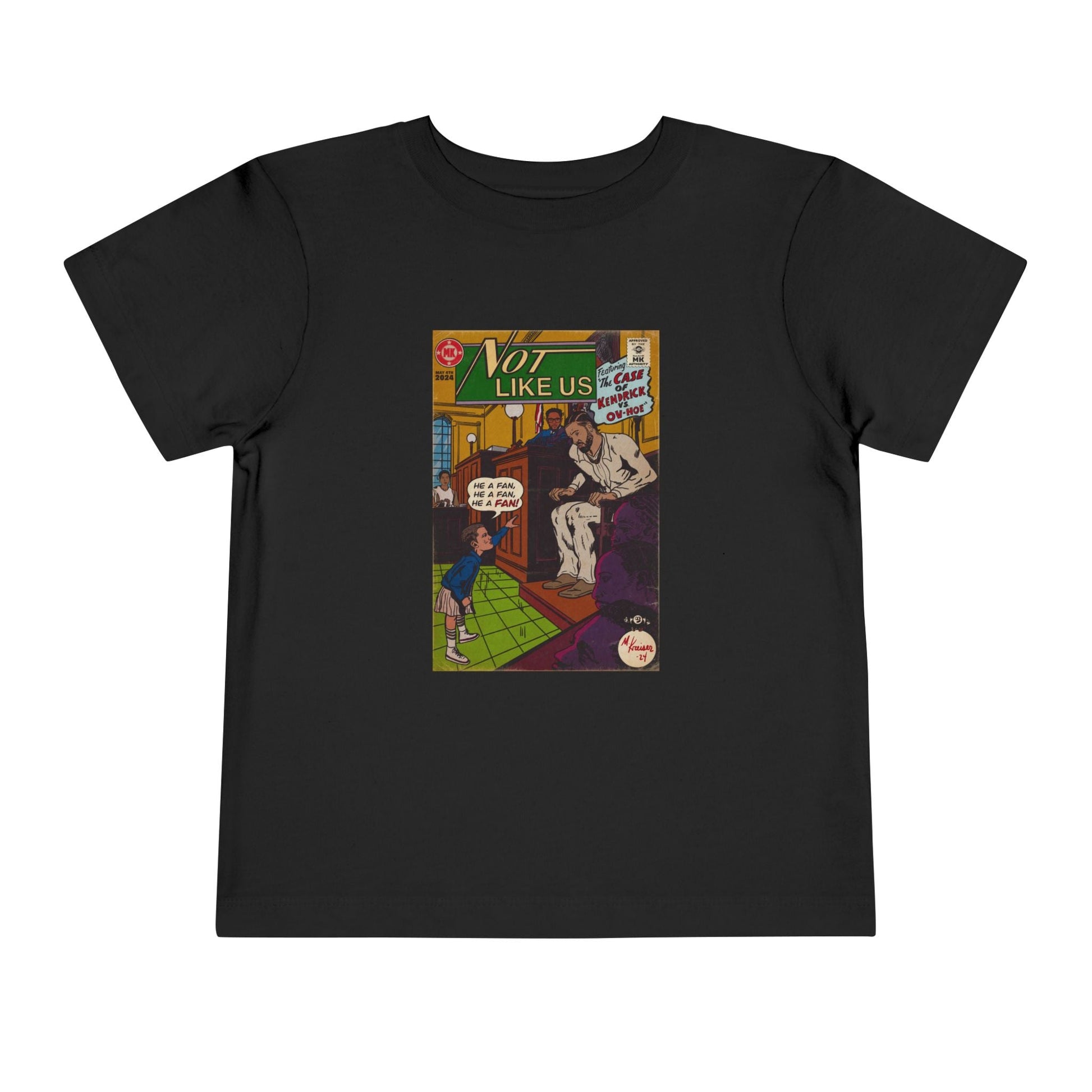 Not Like Us - Toddler Short Sleeve Tee - clothing by TeeHivey.com (Image 4)