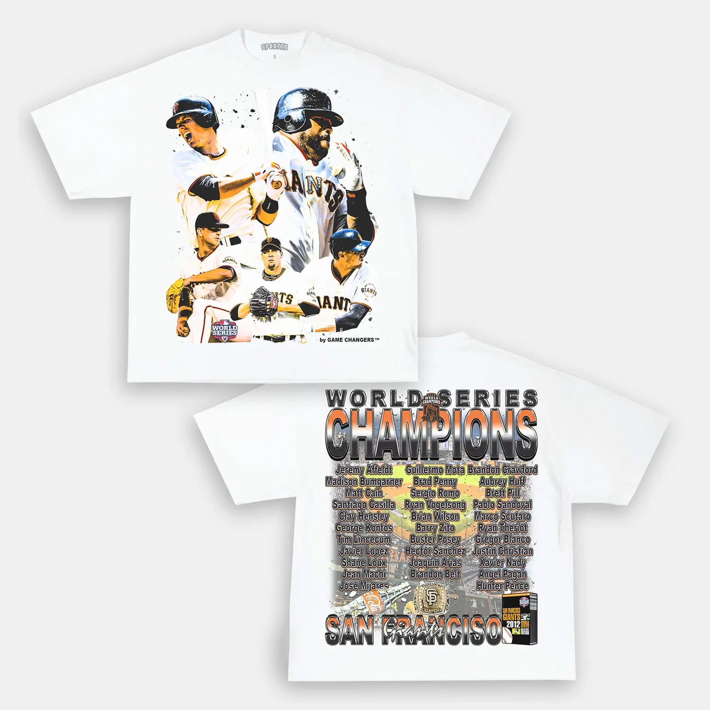 2012 WORLD SERIES CHAMPS - GIANTS TEE - [DS] Style002